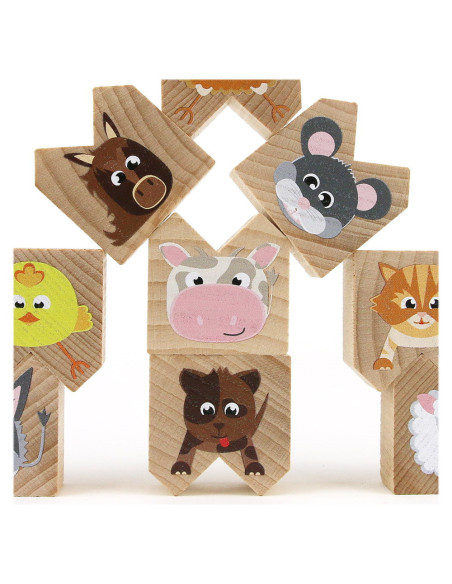 M-MCMW-004,Animale de ferma haioase, joc de echilibru