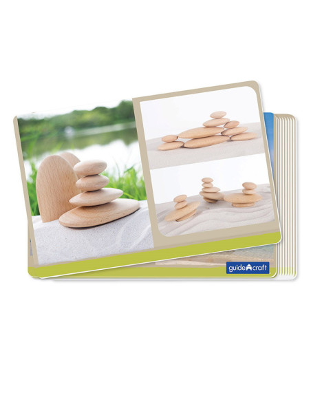 G6771,River Stones joc de stivuit cu carduri, Guidecraft
