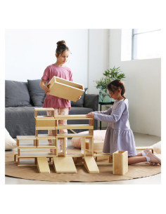 G97080,Hollow Blocks, blocuri mari de constructie openended, Guidecraft 2