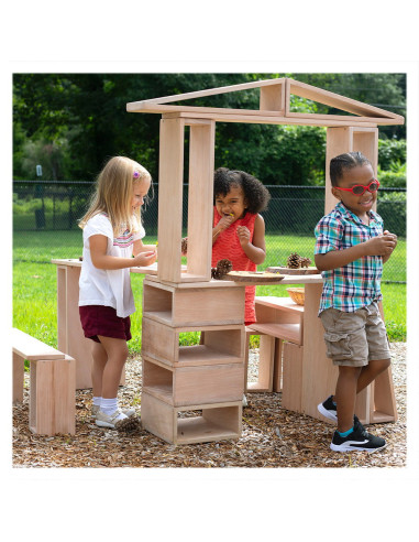 G97080,Hollow Blocks, blocuri mari de constructie openended, Guidecraft