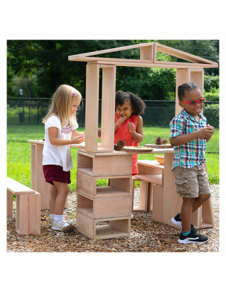 G97080,Hollow Blocks, blocuri mari de constructie openended, Guidecraft