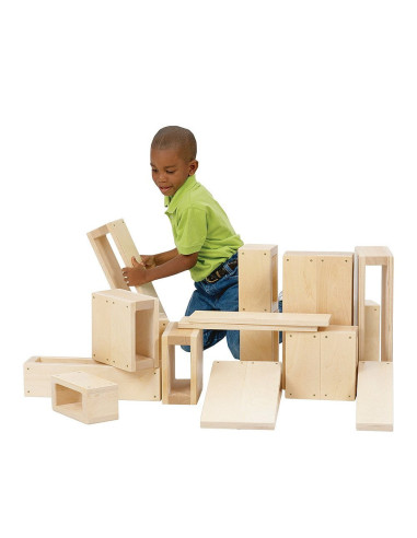 G97080,Hollow Blocks, blocuri mari de constructie openended, Guidecraft