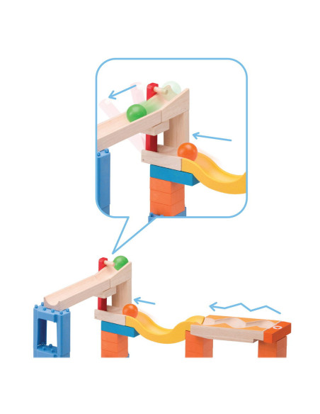 WW-7016,Traseu cu bile din lemn Wonder Bridge, Wonderworld