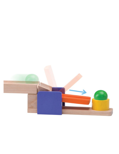 WW-7016,Traseu cu bile din lemn Wonder Bridge, Wonderworld