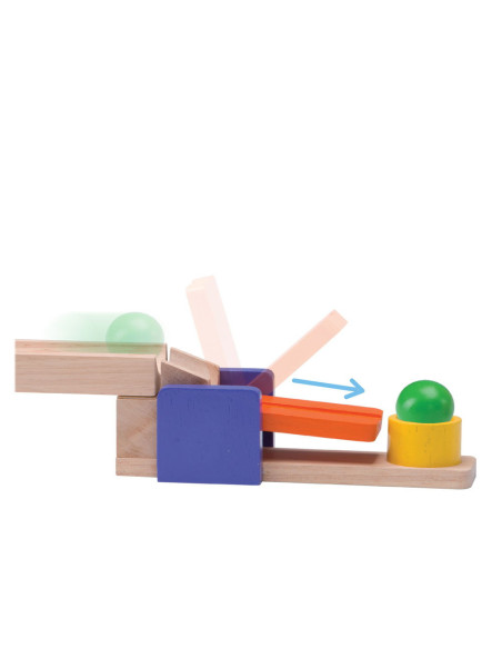 WW-7016,Traseu cu bile din lemn Wonder Bridge, Wonderworld