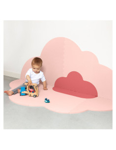 QT172284,Saltea de joaca din spuma, Norisorul roz, 175 cm 2