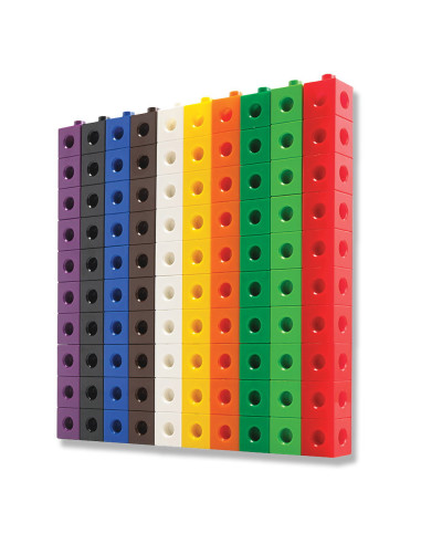 EDX-53835,Linking Cubes, set 100 cuburi interconectabile