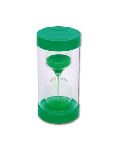TIK-92111,Clepsidra jumbo cu nisip verde, 1 minut, TickiT