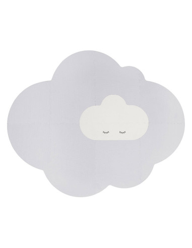 QT172147,Saltea de joaca din spuma, Norisorul gri, 175 cm, Quut Toys