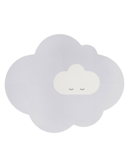 QT172147,Saltea de joaca din spuma, Norisorul gri, 175 cm, Quut Toys