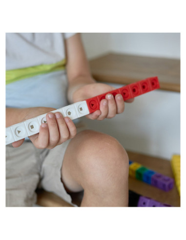 EDX-75190,Math Cubes, cuburi interconectabile, set 125 piese
