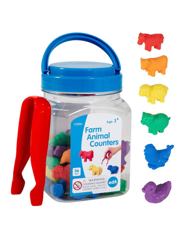 EDX-75182,Set pentru sortat, Animale de ferma, Edx Education