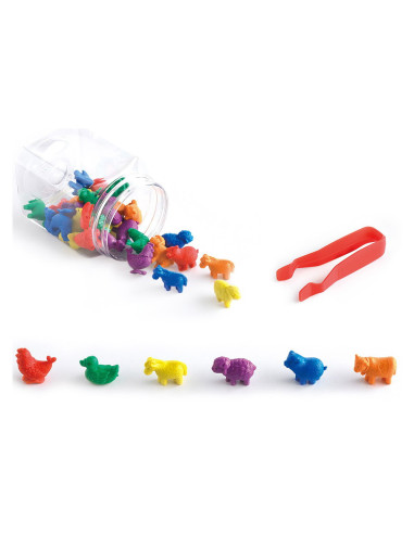 EDX-75182,Set pentru sortat, Animale de ferma, Edx Education