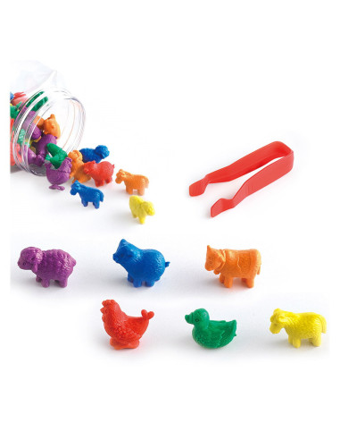 EDX-75182,Set pentru sortat, Animale de ferma, Edx Education