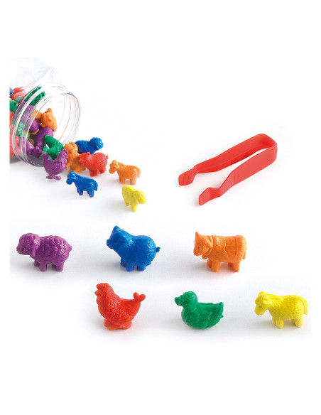 EDX-75182,Set pentru sortat, Animale de ferma, Edx Education
