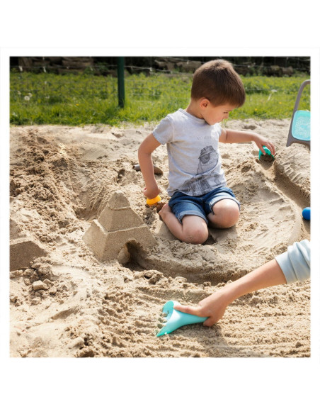 QT172932,Raki, set pentru plaja si gradina, albastru, Quut Toys