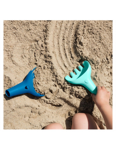 QT172932,Raki, set pentru plaja si gradina, albastru, Quut Toys