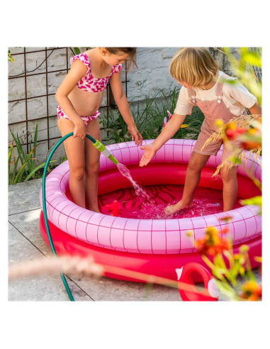 QT172697,Dippy, piscina gonflabila, 120 cm, rosu, Quut Toys