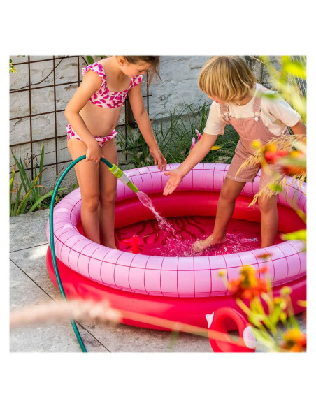 QT172697,Dippy, piscina gonflabila, 120 cm, rosu, Quut Toys