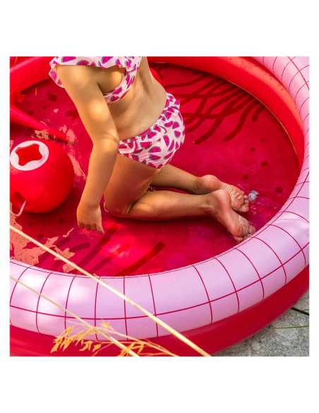 QT172697,Dippy, piscina gonflabila, 120 cm, rosu, Quut Toys