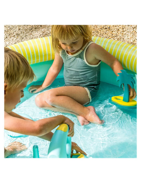 QT172659,Dippy, piscina gonflabila, 120 cm, albastru deschis, Quut Toys