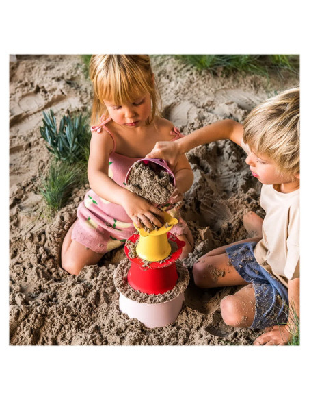 QT172857,Alto rosu, set forme pentru nisip, Quut Toys