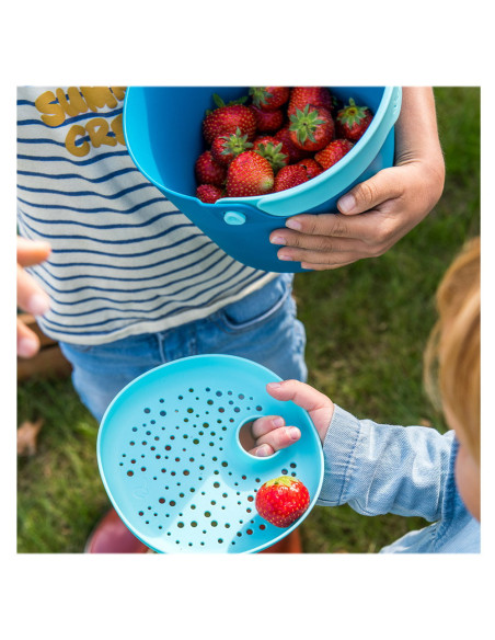 QT173267,Bucki, galetusa cu sita, albastru, Quut Toys