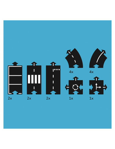 WTP-16EX,Traseu auto Waytoplay, Expressway, 16 piese