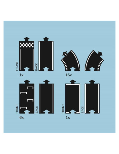 WTP-24GP,Traseu auto Waytoplay, Grand Prix, 24 piese