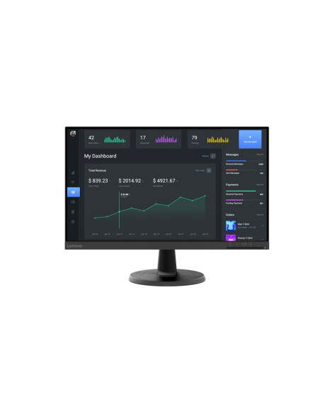 MONITOR LCD 24" D24-45 67A4KAC6EU LENOVO "67A4KAC6EU" (include TV 6.00lei)