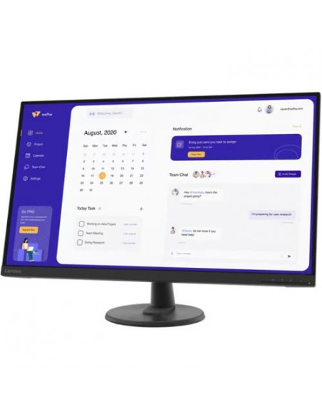 Monitor LED Lenovo D32u-45, 31.5inch, 3840x2160, 4ms