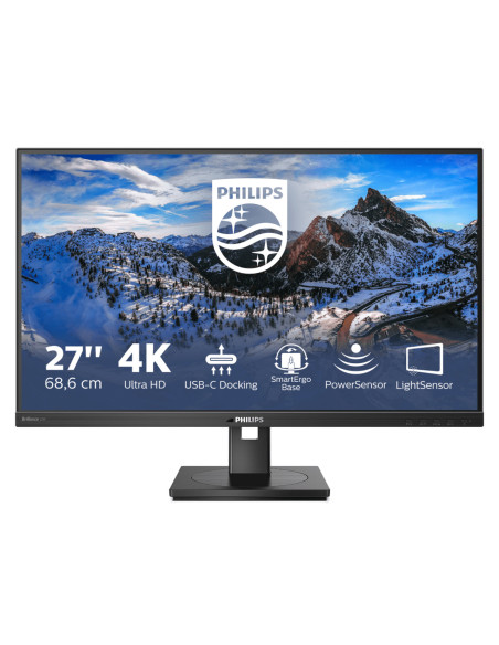 MONITOR  Philips 27 inch, home | office, IPS, 4K UHD (3840 x 2160), Wide, 350 cd mp, 4 ms, HDMI | VGA | DisplayPort, "279P1 00"