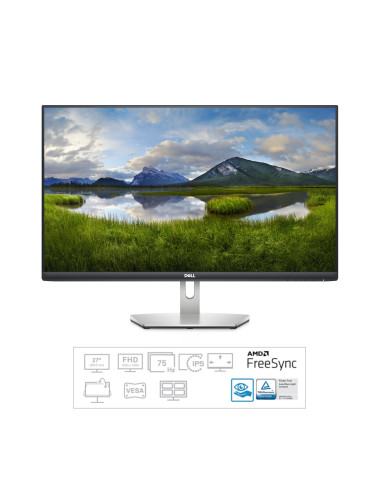 MONITOR Dell 27 inch, home | office, IPS, Full HD (1920 x 1080), Wide, 300 cd mp, 4 ms, HDMI, "210-AXKV" (include TV 6.00lei)