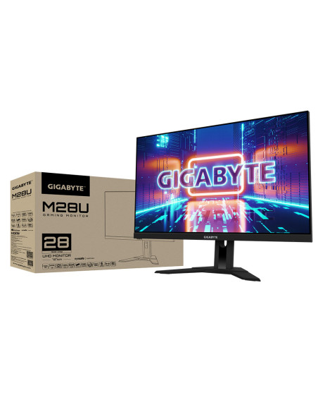 Gigabyte monitor gaming, M28U, diagonala  28" IPS, rezolutie  3840 x 2160 (UHD), Negru