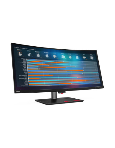 MONITOR Lenovo 39.7 inch, home | office, IPS, 5K WUHD (5120 x 2160), Ultra Wide | curbat, 300 cd mp, 4 ms, DisplayPort | HDMI, "