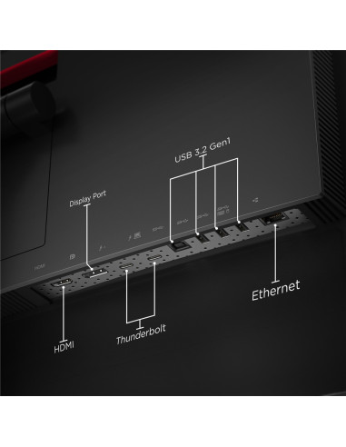 MONITOR Lenovo 39.7 inch, home | office, IPS, 5K WUHD (5120 x 2160), Ultra Wide | curbat, 300 cd mp, 4 ms, DisplayPort | HDMI, "