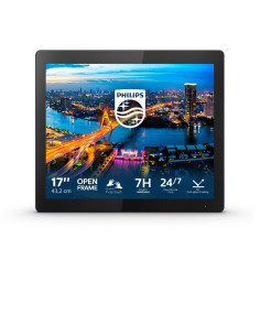 MONITOR  Philips 17 inch, afisaj indoor | touchscreen, TFT, Full HD (1920 x 1080), Clasic, 400 cd mp, 4 ms, HDMI | VGA | DVI-D |