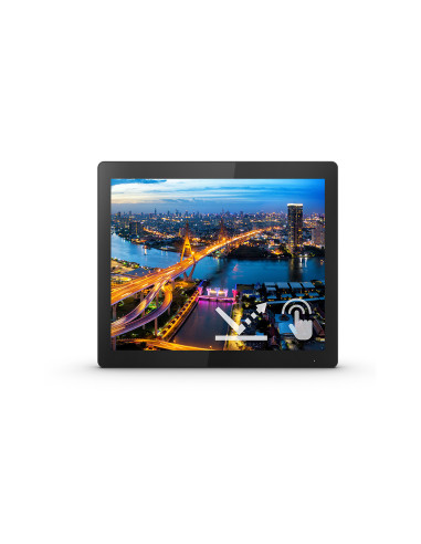 MONITOR  Philips 17 inch, afisaj indoor | touchscreen, TFT, Full HD (1920 x 1080), Clasic, 400 cd mp, 4 ms, HDMI | VGA | DVI-D |