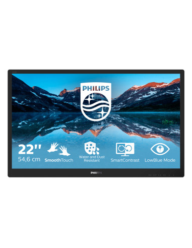 MONITOR  Philips 21.5 inch, Gaming, TN, Full HD (1920 x 1080), Wide, 250 cd mp, 1 ms, HDMI | VGA | DisplayPort, "222B9TN 00" (in
