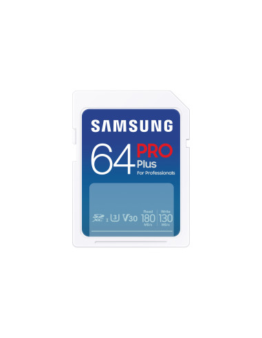MB-SD64S/EU,Samsung MB-SD64S/EU, 64 Giga Bites, SD, Clasa 3, UHS-I, 180 MB/s, 130 MB/s