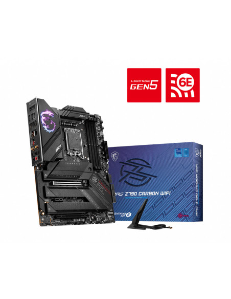 MPG Z790 CARBON WIFI,MSI MPG Z790 CARBON WIFI LGA1700 ATX MB DDR5 3xPCI-Ex 16 6xSATA "MPG Z790 CARBON WIFI"