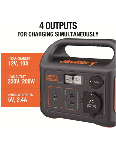 POWER STATION EXPLORER 240/240WH HTE032240EU JACKERY,HTE032240EU