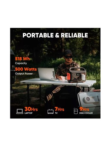 POWER STATION EXPLORER 500/518WH HTE042500EU JACKERY