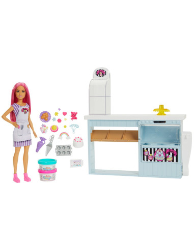 MTHGB73,Barbie You Can Be Anything Set Cofetarie