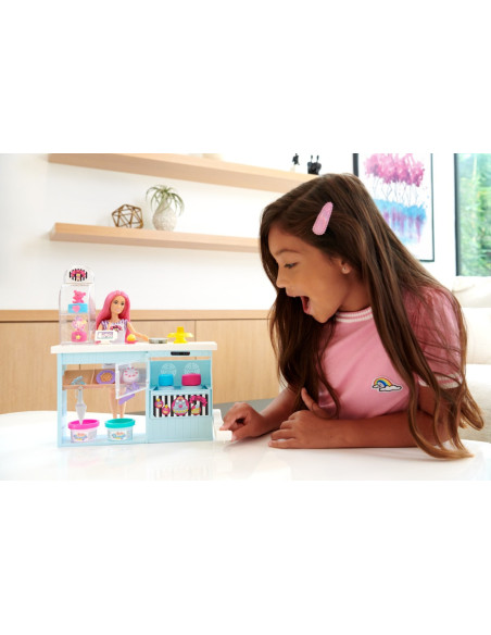 MTHGB73,Barbie You Can Be Anything Set Cofetarie