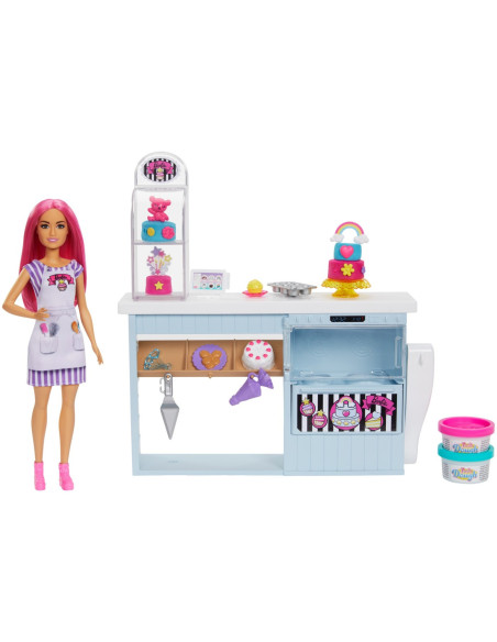 MTHGB73,Barbie You Can Be Anything Set Cofetarie
