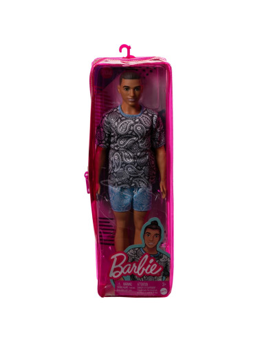 MTDWK44_HJT09,Barbie Papusa Baiat Fashionistas Saten Cu Tricou