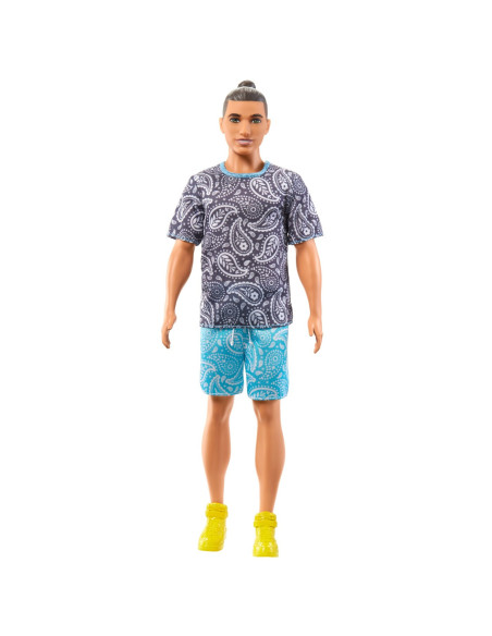 MTDWK44_HJT09,Barbie Papusa Baiat Fashionistas Saten Cu Tricou