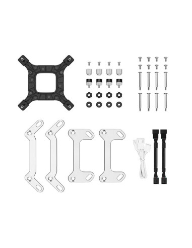 R-LS520-WHAMMM-G-1,Cooler procesor cu lichid Deepcool LS520 SE alb iluminare aRGB