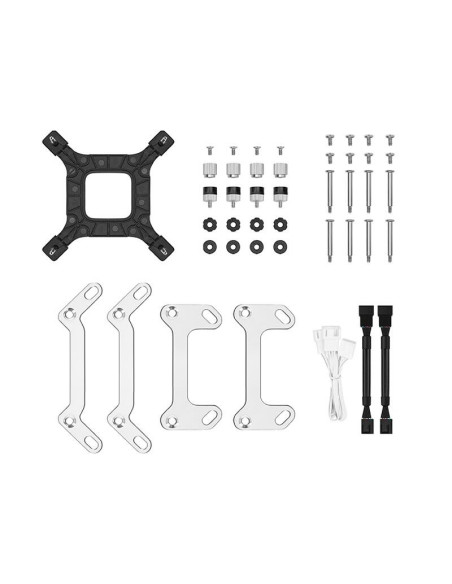 R-LS520-WHAMMM-G-1,Cooler procesor cu lichid Deepcool LS520 SE alb iluminare aRGB